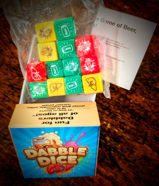 DabbleDice! The game of SPLATS and LIVERS